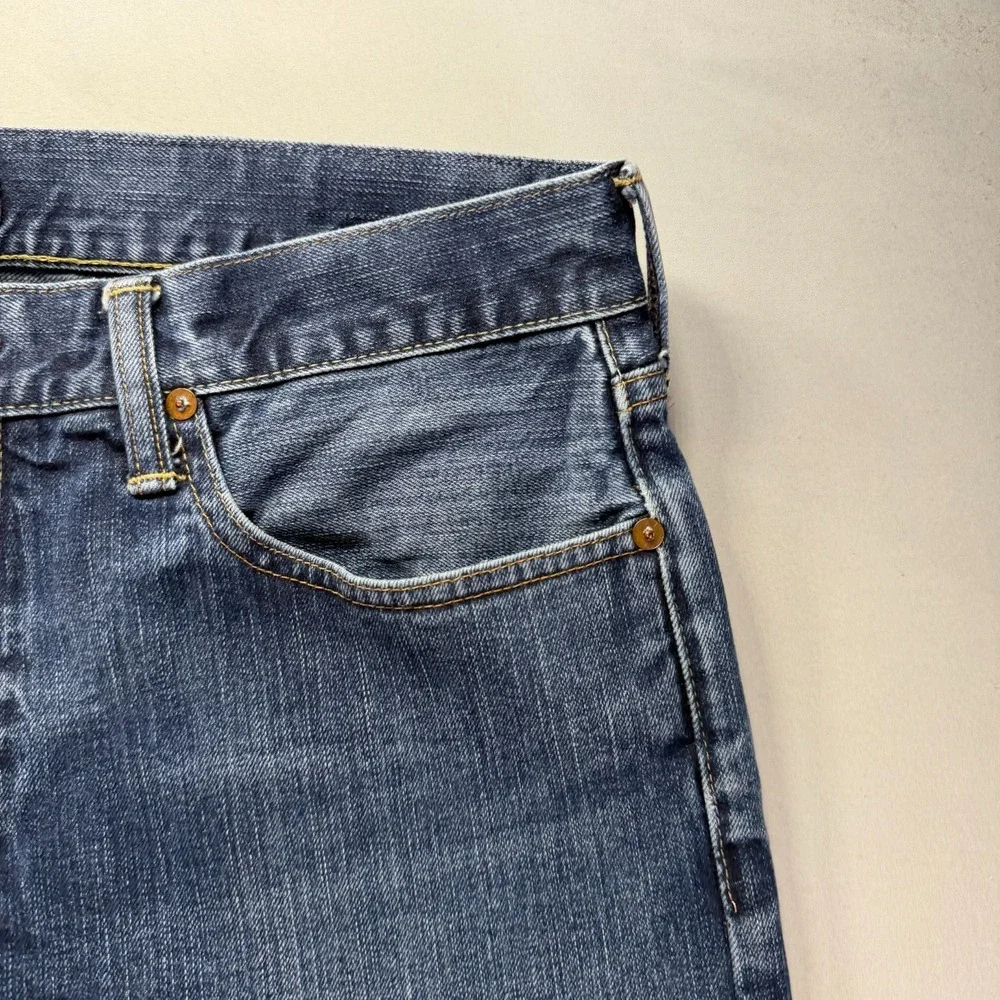 Polo Ralph Lauren Jeans Mens 35x32 Classic Fit Denim Straight Leg Wallet Fade